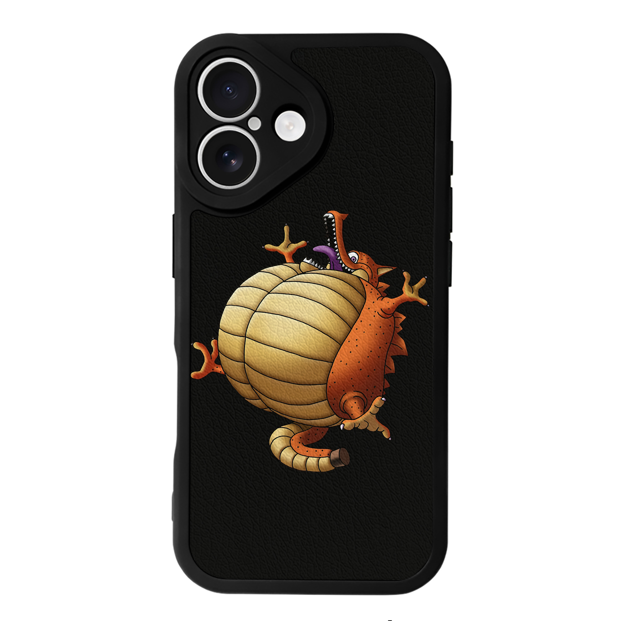 （画像用） ドラゴンクエスト Doragon Kuesuto Dragon Quest 【iPhone 16シリーズ対応】シリコンスマホケース（レザー調） 材質：シリコン